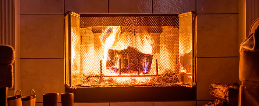 Mendota Hearth Landscape Fireplace Installation in Elizabeth City, North Carolina