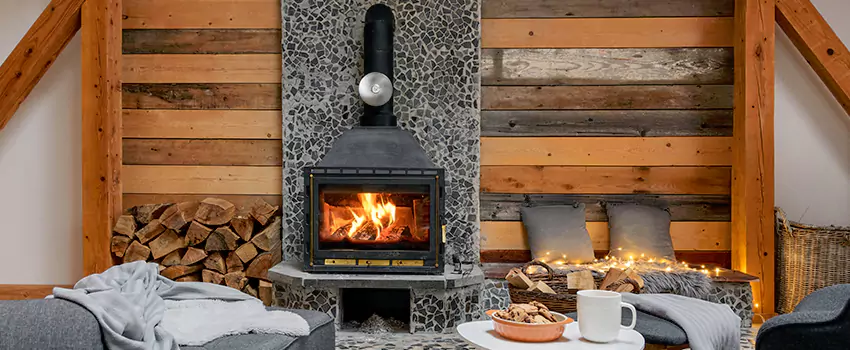 Thelin Hearth Products Direct Vent Gas Stove Fireplace Inspection in Elizabeth City, North Carolina